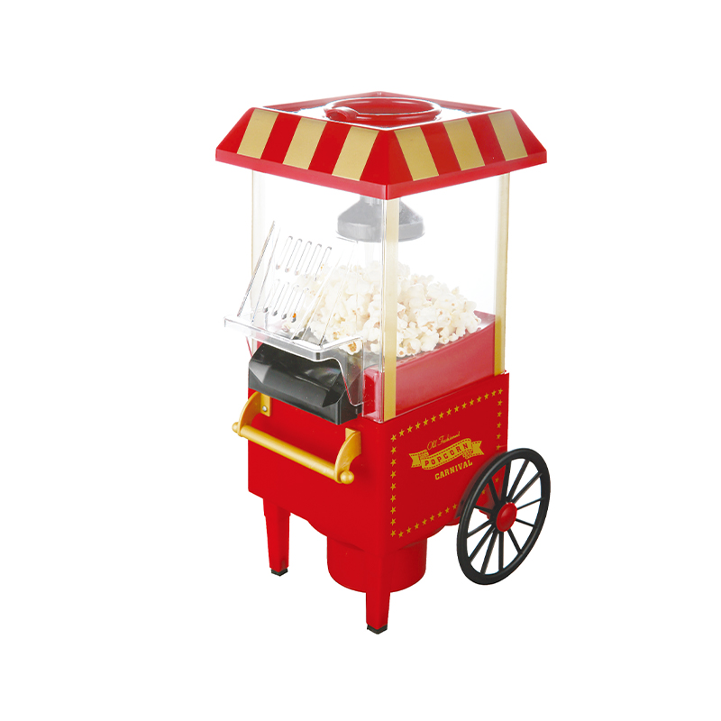 BJX-B009 Vintage Hot Air Popcorn gép kerekekkel BJX-B009 Vintage Hot Air Popcorn gép kerekekkel
