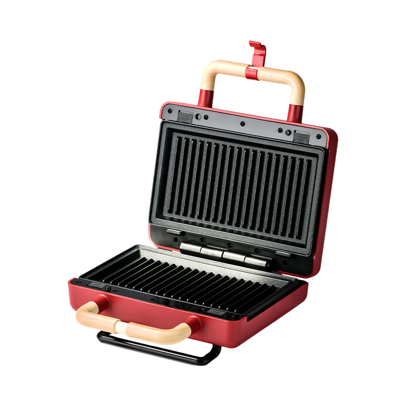 BJX-S003 800W cserélhető 2 szeletes szendvics grillező 