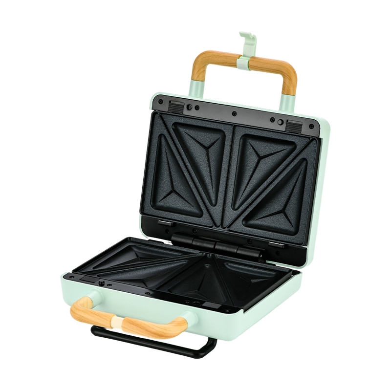 BJX-S003 800W cserélhető 2 szeletes szendvics grillező 