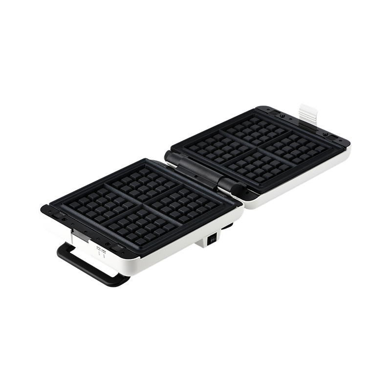 BJX-S026 4 szeletes, 180°-ban nyitott grill és szendvicssütő 3 fokozatú vezérléssel és olajcsepp tálcával